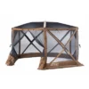 CLAM Quick-Set Escape 12 X 12 Foot Sky Screen Pop Up Camping Outdoor Gazebo 6 Sided Canopy Shelter + 6 Pack Of Wind And Sun Panels, Brown 2 CLAM Quick-Set Escape 12 X 12 Foot Sky Screen Pop Up Camping Outdoor Gazebo 6 Sided Canopy Shelter + 6 Pack Of Wind And Sun Panels, Brown -Coleman Camp Shop GUEST 00135664 5ed8 4ccb 8a1a 0f870bcea8b4