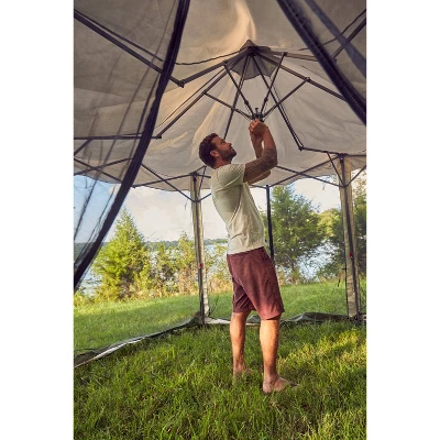 Coleman Back Home 15'x13' Screened Shelter - Tan 12 Coleman Back Home 15'x13' Screened Shelter - Tan - Image 10