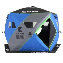 Clam X500 Insulated Thermal Lookout Outdoor Fishing Hunting Hub Tent Shelter & 14473 Removable Floor For X-5000 5 Sided Thermal Hub Ice Fishing Tents -Coleman Camp Shop GUEST 04a61ccd 7cd8 4c66 9f3f ebeb370bcf64