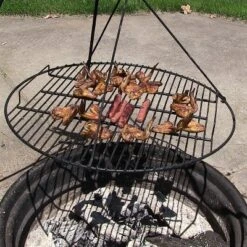 Sunnydaze Decor Sunnydaze Outdoor Camping Or Backyard Heavy-Duty Steel Round Fire Pit Cooking Rack Grill Grate - 40" 7 Sunnydaze Decor Sunnydaze Outdoor Camping Or Backyard Heavy-Duty Steel Round Fire Pit Cooking Rack Grill Grate - 40" -Coleman Camp Shop GUEST 0d223ebb c25c 418e aa6f 724d286da79d