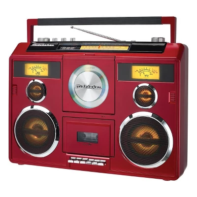 Studebaker SB2140 Sound Station Portable Stereo Boombox With Bluetooth, CD, AM/FM Radio And Cassette Player/Recorder 7 Studebaker SB2140 Sound Station Portable Stereo Boombox With Bluetooth, CD, AM/FM Radio And Cassette Player/Recorder - Image 6