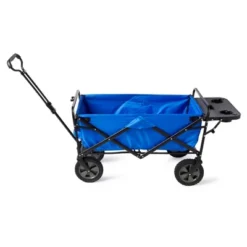 Mac Sports Heavy Duty Steel Frame Collapsible Folding 150 Pound Capacity Outdoor Garden Utility Wagon Yard Cart With Table And Cup Holders, Blue -Coleman Camp Shop GUEST 13268625 8235 4215 8b53 580f93b20afe