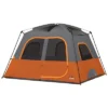 Core Equipment 6 Person Straight Wall Tent - Orange