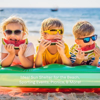 Leisure Sports Lightweight Pop-Up Beach Tent Sun Shelter - Turquoise 7 Leisure Sports Lightweight Pop-Up Beach Tent Sun Shelter - Turquoise - Image 5