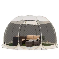 Alvantor Outdoor Pop Up Portable Gazebo Tent With Mesh Netting Screened Shelter Beige -Coleman Camp Shop GUEST 1b022272 82b5 47a2 bb77 4e412efee8d7