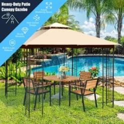 Costway 10' X 10' Patio Canopy Gazebo Outdoor 2-Tier Steel Tent Heavy-Duty L-Shaped 15 Costway 10' X 10' Patio Canopy Gazebo Outdoor 2-Tier Steel Tent Heavy-Duty L-Shaped -Coleman Camp Shop GUEST 1d2968cf 73eb 406a a8f9 5fca9d51c854