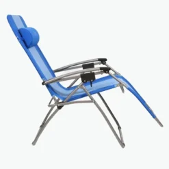 Kamp-Rite Outdoor Folding Reclining Zero Gravity Chair W/Headrest Pillow For Backyard, Camping, Tailgating, And Sports, 300 LB Capacity, Blue (2 Pack) -Coleman Camp Shop GUEST 1f3bcbb6 bb89 4b19 8c94 345c5fc43598
