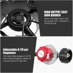 Costway Portable Propane 225,000-BTU 3 Burner Gas Cooker Outdoor Camp Stove BBQ -Coleman Camp Shop GUEST 216ff099 24b8 4859 94bb 9fc6c77a7c5e