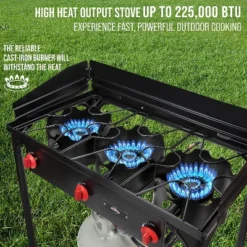 Hike Crew Triple-Burner Camping Stove, Portable Propane Stovetop W/Bag -Coleman Camp Shop GUEST 21b3eb2f b5ff 4d90 81e4 ac8919532c5e