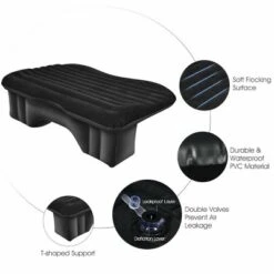 Costway Inflatable Car Air Backseat Mattress Flocking Travel SUV Camping Pad Pill & Pump -Coleman Camp Shop GUEST 246a2250 613c 4859 b95a b0a0ef612493