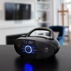 JENSEN AM/FM Radio CD Boombox With LED Display - Black (CD-560) -Coleman Camp Shop GUEST 2554f5de f0fc 437f 8f2c 039ee57a5926