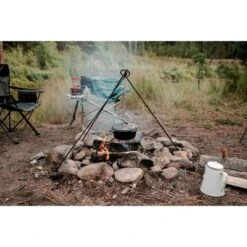Stansport Steel Camp Fire Tripod With S Hook -Coleman Camp Shop GUEST 26e97273 c866 4991 ae69 c7836f467ec9