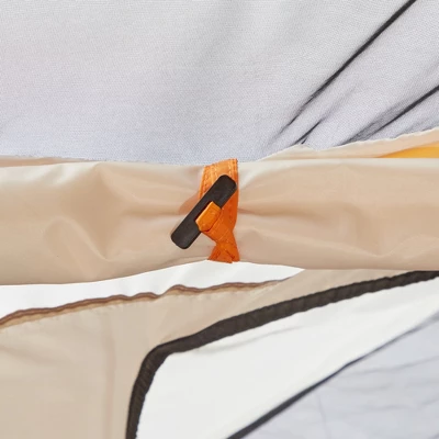 Tahoe Gear Olympia 10 Person 3 Season Outdoor Hiking Family Backpack Camping Tent, Orange And Green 6 Tahoe Gear Olympia 10 Person 3 Season Outdoor Hiking Family Backpack Camping Tent, Orange And Green - Image 4