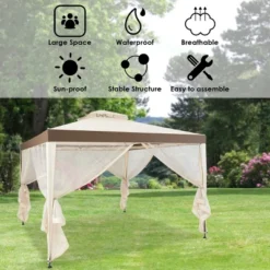 10’x 10’ 2-tier Canopy Gazebo Tent Outdoor Netting Picnic Party Sun Shade 20 10’x 10’ 2-tier Canopy Gazebo Tent Outdoor Netting Picnic Party Sun Shade -Coleman Camp Shop GUEST 2bccc46e 9f23 4e09 b187 ec6ec439bb59