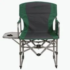 Kamp-Rite KAMPCC413 Compact Director's Chair Outdoor Furniture Camping Folding Sports Chair With Side Table And Cup Holder, Green/Gray (2 Pack) -Coleman Camp Shop GUEST 2f89483a d041 405d 8cb4 18dba4fd0482
