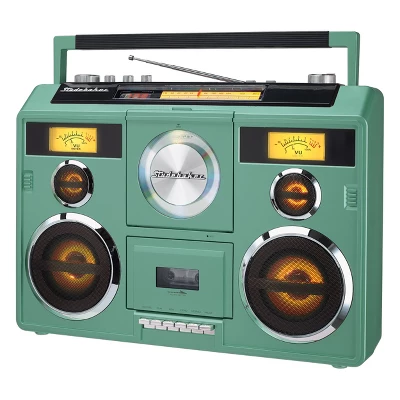 Studebaker SB2140 Sound Station Portable Stereo Boombox With Bluetooth, CD, AM/FM Radio And Cassette Player/Recorder 10 Studebaker SB2140 Sound Station Portable Stereo Boombox With Bluetooth, CD, AM/FM Radio And Cassette Player/Recorder - Image 9