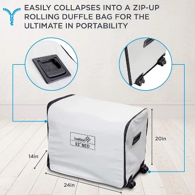 Ivation Air Mattress With Built In Pump, EZ-Bed With Legs 7 Ivation Air Mattress With Built In Pump, EZ-Bed With Legs - Image 5