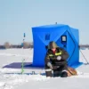 Outsunny 2 Person Ice Fishing Shelter, Waterproof Oxford Fabric Portable Pop-up Ice Tent With Bag For Outdoor Fishing -Coleman Camp Shop GUEST 31afdffa 2a8f 4e5f aae3 a5fd10ab24be