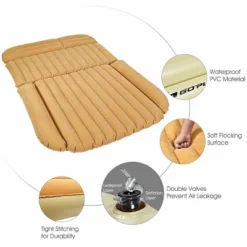Costway Inflatable SUV Air Backseat Mattress Flocking Travel Pad W/Pump Camping Travel -Coleman Camp Shop GUEST 32d78339 6967 44f1 83c6 a79521900c5b