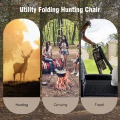 Costway Folding Silent Swivel Blind 360°Swivel Hunting Chair W/All-terrain Foot Pads -Coleman Camp Shop GUEST 38d355d2 de92 4960 bacc 359183807668