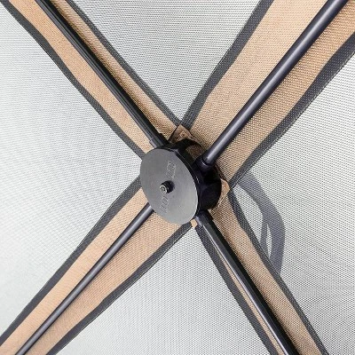 CLAM Quick Set Escape 12 X 12 Foot Portable Pop Up Outdoor Camping Gazebo Canopy Shelter Tent With Carry Bag And Wind Panels (3 Pack), Tan 4 CLAM Quick Set Escape 12 X 12 Foot Portable Pop Up Outdoor Camping Gazebo Canopy Shelter Tent With Carry Bag And Wind Panels (3 Pack), Tan - Image 2