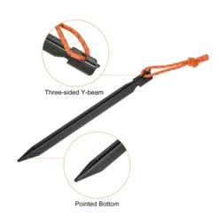 Unique Bargains Tent Stakes Y-Beam With Reflective Pull Rope Kit Aluminum Camping Ground Pegs 11 Unique Bargains Tent Stakes Y-Beam With Reflective Pull Rope Kit Aluminum Camping Ground Pegs -Coleman Camp Shop GUEST 3a48debe f44f 4f78 8ba3 6f7b97387379