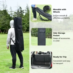 Tangkula 10x10 Ft Pop Up Canopy Tent One Person Set-up Instant Shelter With Central Lock W/ Roll-up Side Wall -Coleman Camp Shop GUEST 3b3cc99a f58a 4d57 8a17 58eddc2c4799