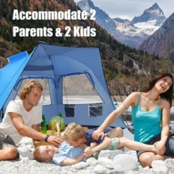 Costway 3-4 Person Easy Pop Up Beach Tent UPF 50Plus Portable Sun Shelter Orange/Blue 16 Costway 3-4 Person Easy Pop Up Beach Tent UPF 50Plus Portable Sun Shelter Orange/Blue -Coleman Camp Shop GUEST 3dd18c6c 9936 4315 994c f9ffe0be370b