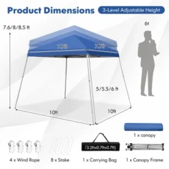 Costway 10x10ft Patio Outdoor Instant Pop-up Canopy Slanted Leg UPF50+ Sun Shelter 16 Costway 10x10ft Patio Outdoor Instant Pop-up Canopy Slanted Leg UPF50+ Sun Shelter -Coleman Camp Shop GUEST 3ec6dac9 a2f7 488e 9eda f032f62c489a