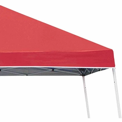 Z-Shade 10 X 10 Foot Push Button Angled Leg Instant Shade Outdoor Canopy Tent Portable Shelter With Steel Frame And Storage Bag, Red 4 Z-Shade 10 X 10 Foot Push Button Angled Leg Instant Shade Outdoor Canopy Tent Portable Shelter With Steel Frame And Storage Bag, Red - Image 2