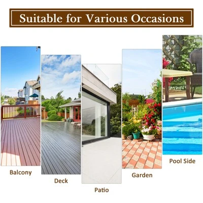 Tangkula 10'x10'Outdoor Canopy Gazebo Art Steel Frame 2-Tiers Party Patio Large Canopy Gazebo W/Netting&Side Walls 8 Tangkula 10'x10'Outdoor Canopy Gazebo Art Steel Frame 2-Tiers Party Patio Large Canopy Gazebo W/Netting&Side Walls - Image 6