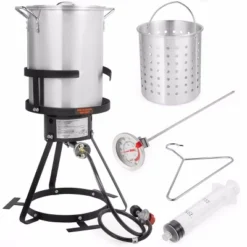 Barton 30QT Turkey Deep Fryer Pot Boiling Seafood Cajun Lid Propane Gas Stove Burner W/ Stand -Coleman Camp Shop GUEST 4954d74f 2792 4580 b3c4 2ffa334c12e8