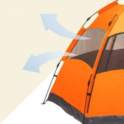 GlareWheel Instant Pop Up Tent 4 Person Orange -Coleman Camp Shop GUEST 4b6817f3 ccf7 479f 8cbd e4196f529e3c