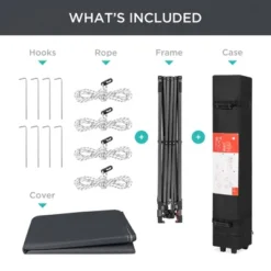 Best Choice Products 10x10ft Easy Setup Pop Up Canopy Instant Portable Tent W/ 1-Button Push, Carry Case -Coleman Camp Shop GUEST 4cb495dc d4a5 44d0 ad56 13d564a8ae2f