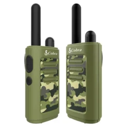 Cobra HE150 B - Kid Friendly Walkie Talkies - 16-Mile Range Two-Way Radio Set, 2-Pack - Green