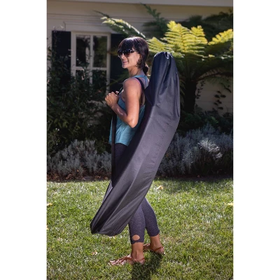 Picnic Time Outdoor Rocking Camp Chair - Black 6 Picnic Time Outdoor Rocking Camp Chair - Black - Image 4