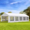 Outsunny Large Outdoor Carport Canopy Party Tent With Removable Protective Sidewalls & Versatile Uses, White 1 Outsunny Large Outdoor Carport Canopy Party Tent With Removable Protective Sidewalls & Versatile Uses, White -Coleman Camp Shop GUEST 4f5c9ae6 5719 4a04 9298 91b5418ad870