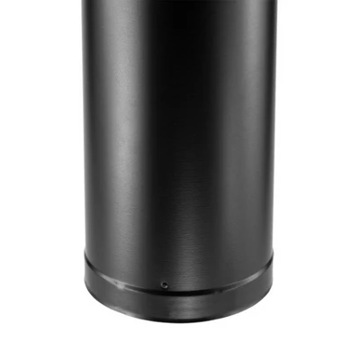 DuraVent DVL 6DVL-24 6 Inch Galvanized Steel Stainless Steel Double Wall Wood Burning Stove Pipe Connector To Vent Smoke Or Exhaust, Black 4 DuraVent DVL 6DVL-24 6 Inch Galvanized Steel Stainless Steel Double Wall Wood Burning Stove Pipe Connector To Vent Smoke Or Exhaust, Black - Image 2