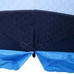 Outsunny 8 Person Ice Fishing Shelter, Waterproof Oxford Fabric Portable Pop-up Ice Tent With 4 Doors For Outdoor Fishing, Blue -Coleman Camp Shop GUEST 572d81a8 24af 453d 98a4 32e06b1325dc