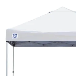 Z-Shade 10 X 10 Foot Peak Straight Leg Portable Instant Shade Tent Outdoor Canopy With Reliable Stakes, Steel Frame, And Carrying Bag, White -Coleman Camp Shop GUEST 592f0ecb b367 4413 a705 44a56bf252fb