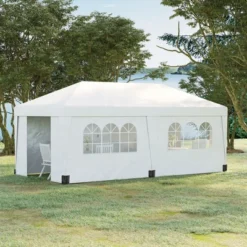 Outsunny 19' X 10' Large Party Tent, Height Adjustable Pop Up Canopy With Weight Bags And Wheeled Carry Bag 10 Outsunny 19' X 10' Large Party Tent, Height Adjustable Pop Up Canopy With Weight Bags And Wheeled Carry Bag -Coleman Camp Shop GUEST 5b072949 6f44 4920 b233 9745d0e57e3f