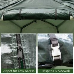 Costway 7'x12' Patio Tent Carport Storage Shelter Shed Car Canopy Heavy Duty Green -Coleman Camp Shop GUEST 5b5de612 1d3b 4abe 88d2 548f9dce7be6