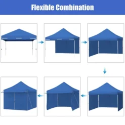 Tangkula 10x10ft Pop Up Tent, 4 Height Adjustment Folding Camping Tent With Awning -Coleman Camp Shop GUEST 5c3fd81d c7ee 45d6 a3bc 1c17952d99a7