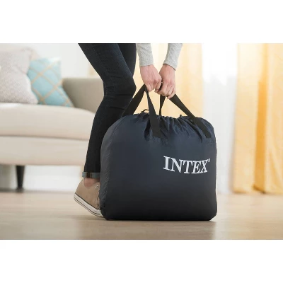 Intex Ultra Plush 20" Queen Air Mattress With 120V Internal Pump 6 Intex Ultra Plush 20" Queen Air Mattress With 120V Internal Pump - Image 4