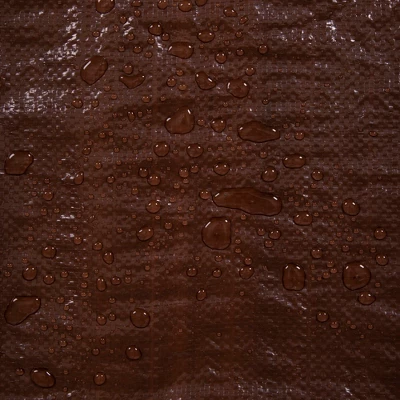 Stansport Light Duty Ripstop Tarp 3.5 Mil Thick Brown 4 Stansport Light Duty Ripstop Tarp 3.5 Mil Thick Brown - Image 2