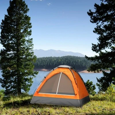Leisure Sports 2-Person Dome Tent With Rain Fly And Carry Bag, Orange 5 Leisure Sports 2-Person Dome Tent With Rain Fly And Carry Bag, Orange - Image 3