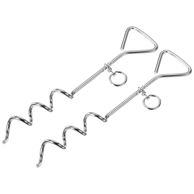 Unique Bargains Tent Stake Spiral Stainless Steel Heavy Load Ground Spike Tie Down Peg 8 Unique Bargains Tent Stake Spiral Stainless Steel Heavy Load Ground Spike Tie Down Peg - Image 6