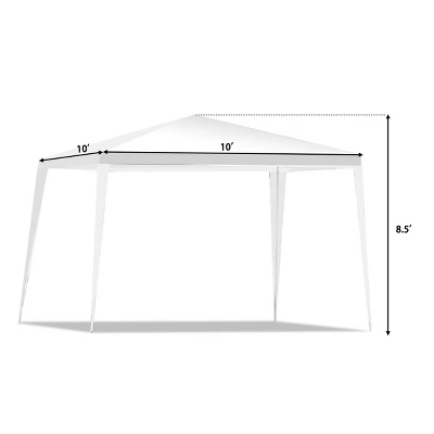 Tangkula Canopy Tent BBQ Shelter Pavilion Folding Gazebo Wedding Party Camping 6 Tangkula Canopy Tent BBQ Shelter Pavilion Folding Gazebo Wedding Party Camping - Image 4