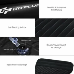 Costway Inflatable SUV Air Backseat Mattress Flocking Travel Pad W/Pump Camping Outdoor -Coleman Camp Shop GUEST 6065c006 3d93 41b9 a7b5 c3f3cc37748a