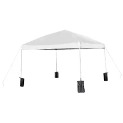 Flash Furniture 10'x10' Pop Up Event Straight Leg Canopy Tent With Sandbags And Wheeled Case -Coleman Camp Shop GUEST 61c53bfd e1bf 47ad b36b f8cf6c897cd8